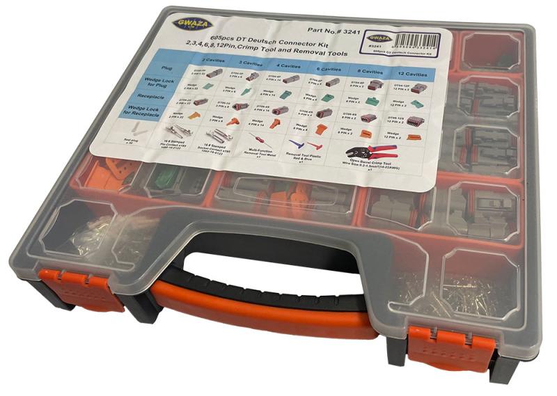 Deutsche Type Kontakter - Set med 605 delar