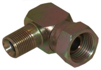 Adapter 90° Hane 3/8" x Hona 1/2"