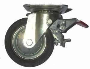 Länkhjul Svängbar med broms 75kg