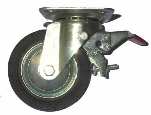 Länkhjul Svängbar m. broms 90kg