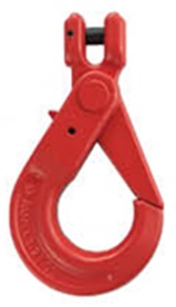 Spärrkrok 2 ton med gaffel och spärr 8mm