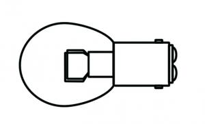 Glödlampa 21W/5W LLB 380