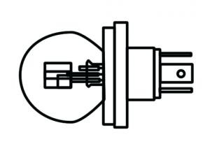 Glödlampa 12V 40w/45w 410