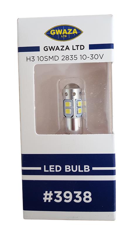 Glödlampa LED High Power H3 PK22s