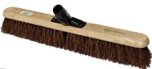 Sopkvast i trä med styv naturlig Bassin 610mm