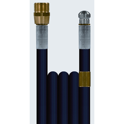 Avloppsrensslang 20 meter inkl munstycke