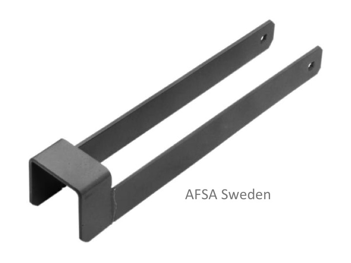 Överfallsregel 406 mm x 80 mm