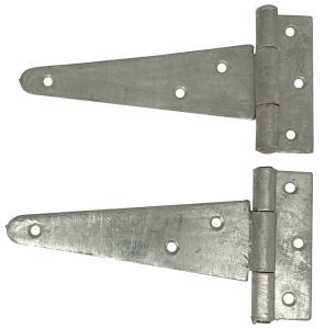 Gångjärn till trägrind - T form - 150mm - Ett par