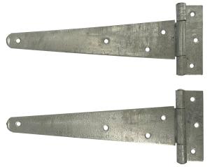 Gångjärn till trägrind - T form - 250mm - Ett par