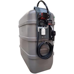Dieseltank dubbelmantlad 1500 liter komplett med pump 230V 60l/min