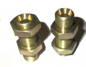 Adapter BSP Hane 3/8" x BSP Skottgenomgång 3/8"