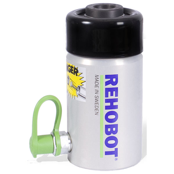 Enkelverkande hålcylinder 13 ton, Aluminium CHFA132 - Rehobot