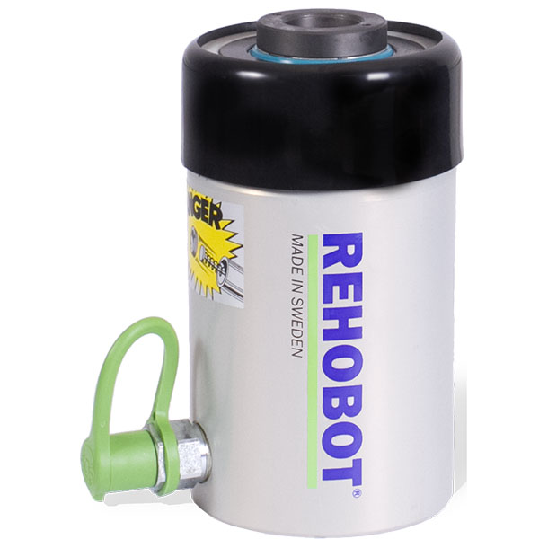 Enkelverkande hålcylinder 18 ton, Aluminium CHFA182A - Rehobot