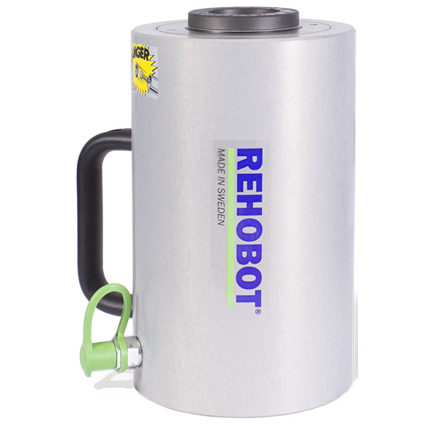 Enkelverkande hålcylinder 50 ton, Aluminium CHFA504 - Rehobot
