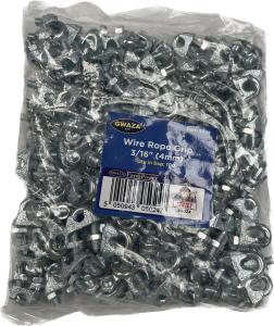 Vajerlås / Bygellås 4mm FZB - 100-pack