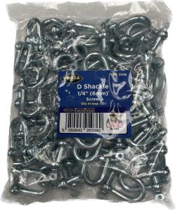 Schackel 6 mm x 25 mm - 50-pack