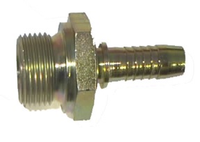 BSP nippel utv.fast cylindrisk DN16 - 5.8