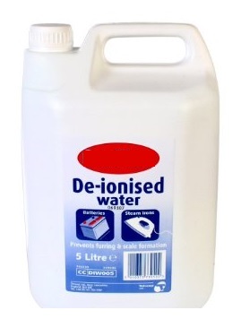 Batterivatten - Avjoniserat vatten - 5 liter