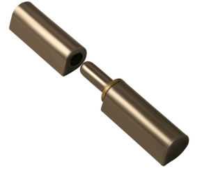 Gångjärn med tapp till läm/dörr 150mm
