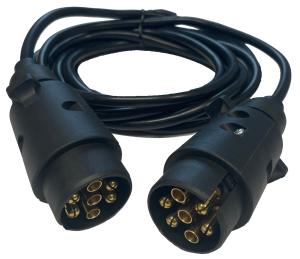 Släpvagnskabel 7-polig Hane/Hane 3,5M