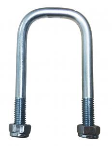 U-bult M12 127x76 BZP med 2 st muttrar - Ifor Williams