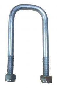 U-bult M12 142x76 BZP med 2 st muttrar - Ifor Williams