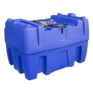 Mobil dieseltank 440l utan lock, med mätare 12V