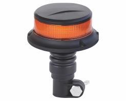 Varningsljus - LED Spigot Låg profil med hard top Amber