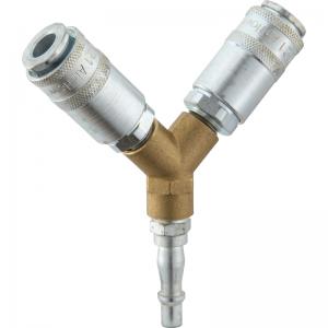 Snabbkoppling för luft - Y-koppling