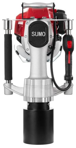 SUMO Bensindriven stolpnedslagare / stolpdrivare med 4-takts Honda motor - 136mm