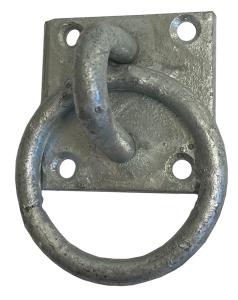 Platta med ögla 50x50mm Galvaniserad