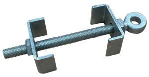 Justerbart nedre grindbeslag 254mm x  76mm x 20mm