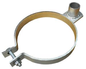 Nedre hängare för metallgrindar 200mm