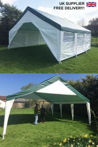Partytält - Evenemangstält 6,1m x 6,1m x 3,7m Komplett