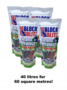 Block Blitz - bekämpar ogräs vid stenplattor etc - 40 liter
