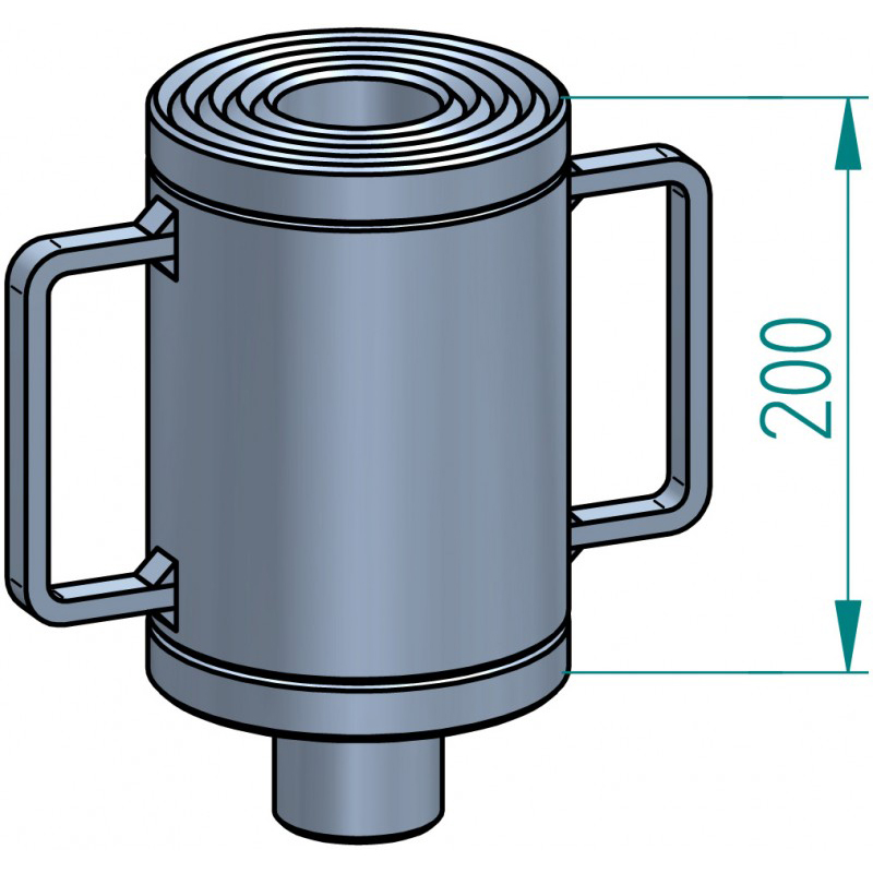 Förlängare 200 mm