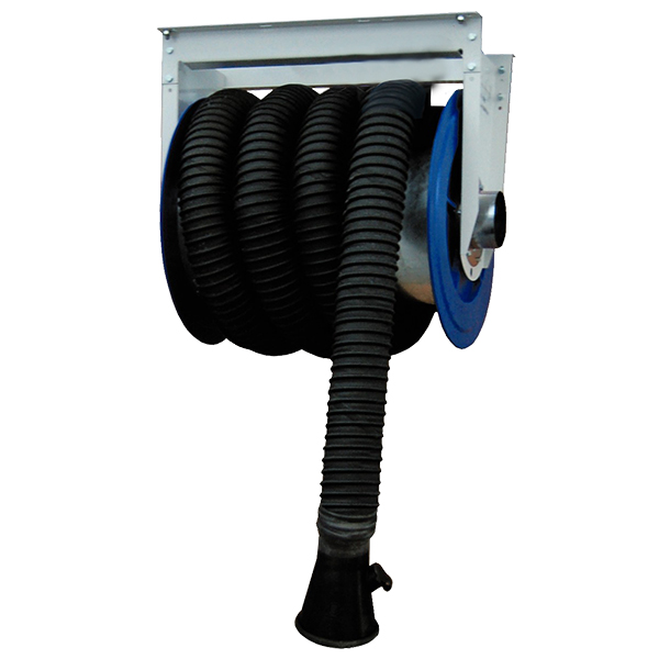 Slangupprullare 125mm slang 10m med anslutning