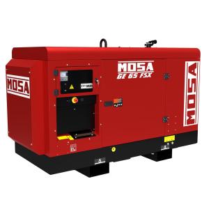 Elverk Diesel GE 65 FSX 66kVA 400V / 22kVA 230V Iveco med uttagslist och GFI