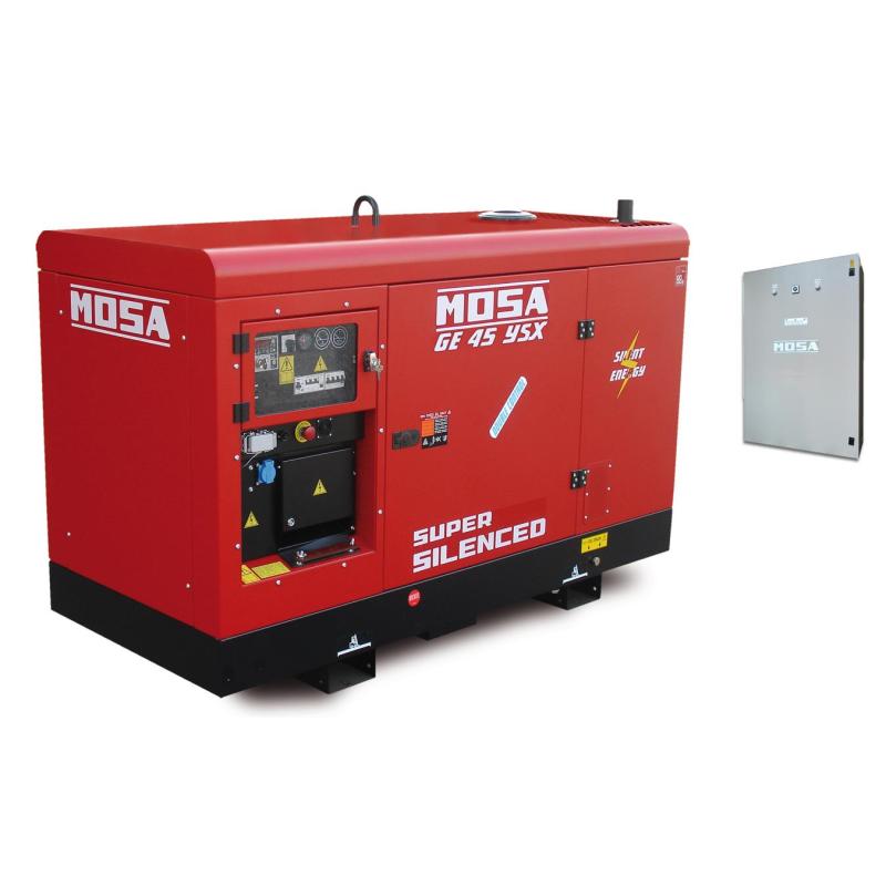 Elverk Diesel GE45YSX EAS 15,5/46kVA 230/400V Yanmar Supersilent PAC42 dig.automat c