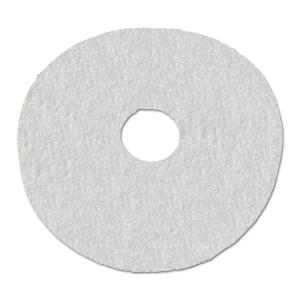 Rondell för skurmaskin 13" - Vit