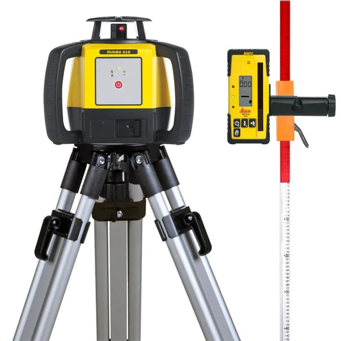 Rotationslaserpaket Rugby 610 RE160 Alk.