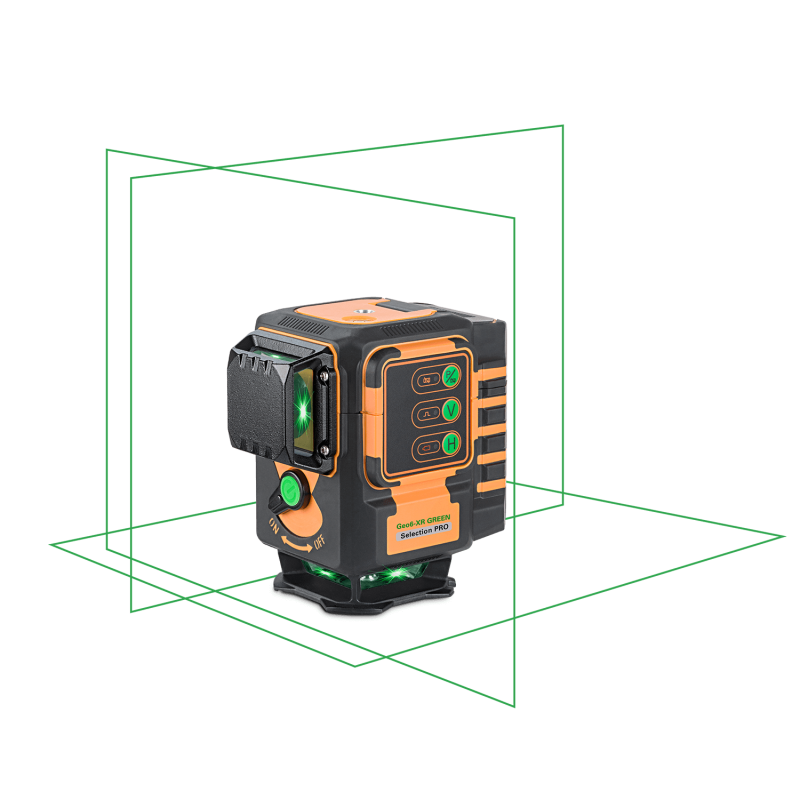 Multikorslaserpaket Grön Geo6-XR Låglinje Geofennel