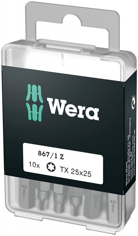 Torx TX25 Wera 10 pack