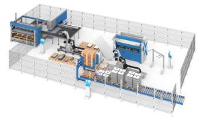 Automatiserad Stans & Kantpresslinje Euromac