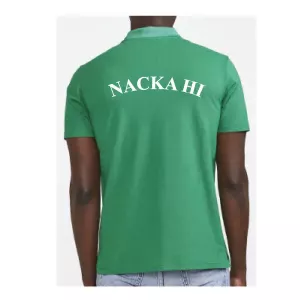 Nacka HI Piké ink klubbmärke och NACKA HI på ryggen