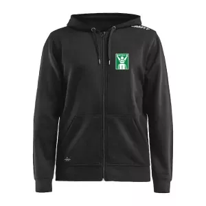 Nacka HI Zip hoody ink klubbmärke och NACKA HI på ryggen