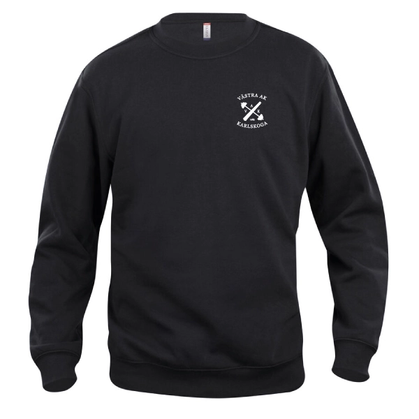 Västra AK Sweatshirt ink logga vänster bröst och rygg