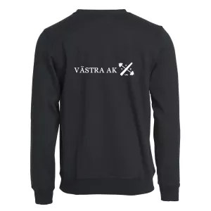 Västra AK Sweatshirt ink logga vänster bröst och rygg