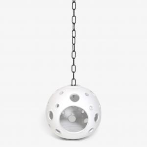 Kleva Ljusklot Mellan ∅13cm, vit