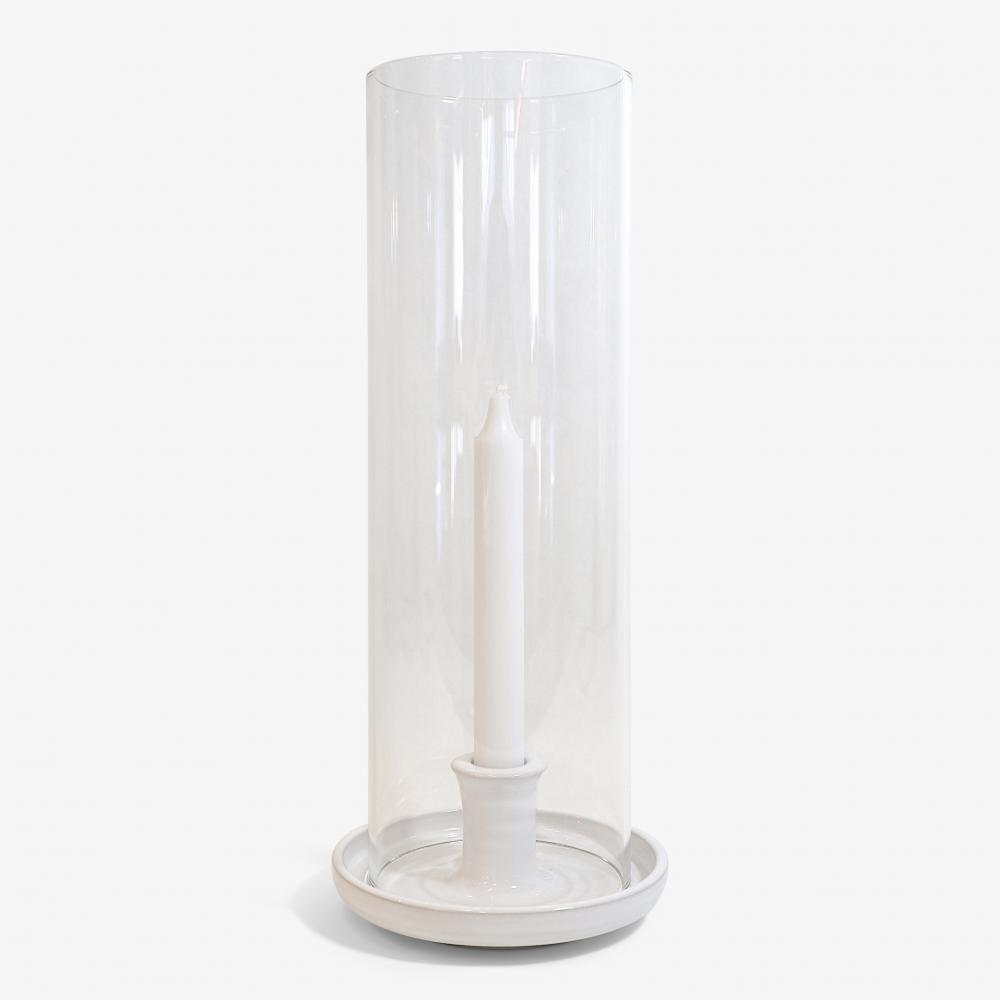 Röhälla Stormlykta Stor 37cm, vit